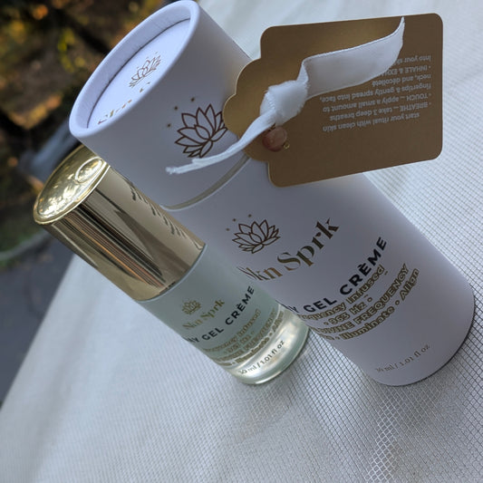Day Gel Crème Frequency-attuned 963 Hz + Attuned Crystal * Awake-Illuminate-Align *