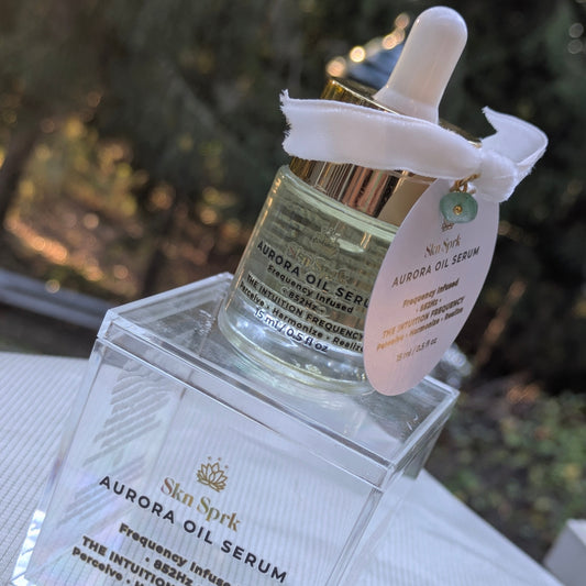 Aurora Oil Serum Frequency-attuned 852 Hz + Attuned Crystal * Perceive-Harmonize-Realize * 30-Day Immersion Ritual *