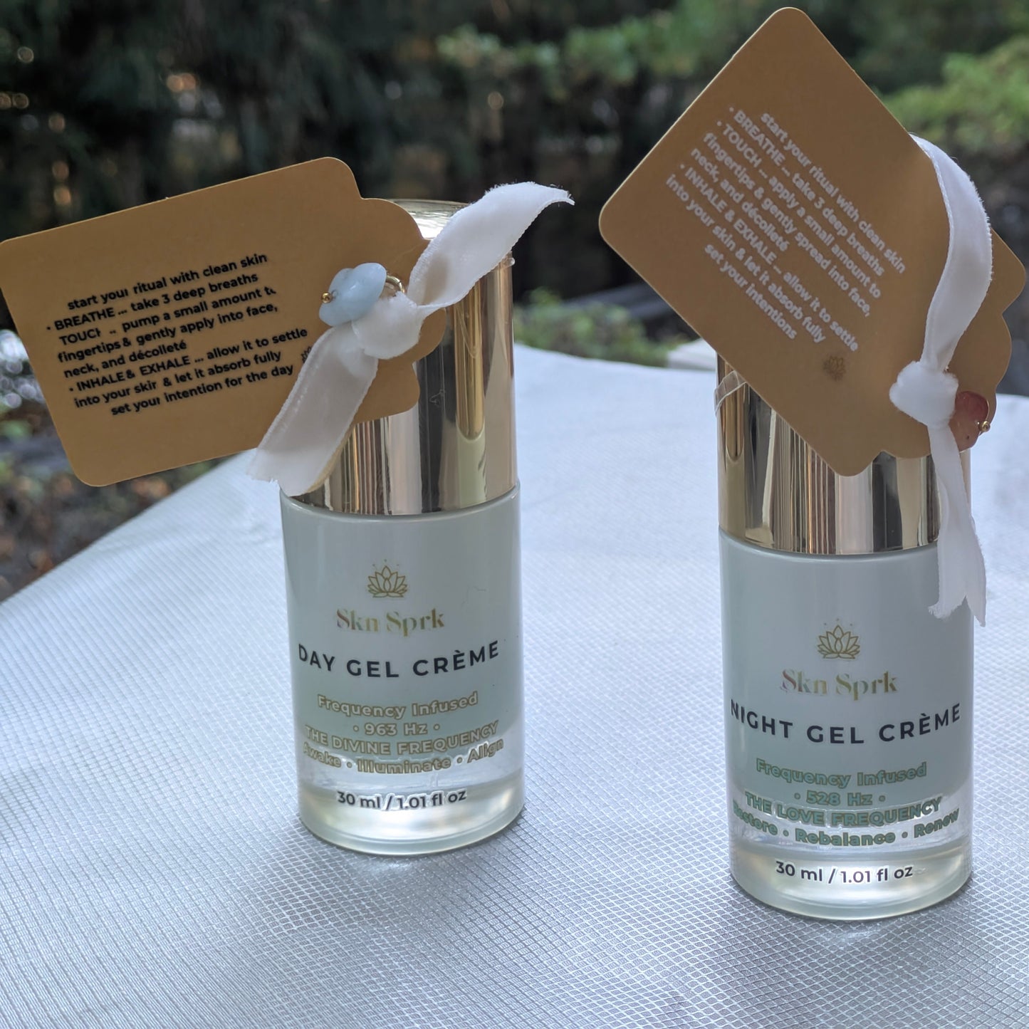 Day & Night Gel Crème Rituals+ Attuned Crystals: a 24h Cycle of Alignment * 963 Hz & 528 Hz *