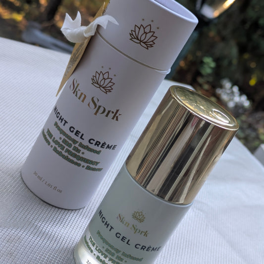 Night Gel Crème Frequency-attuned 528 Hz + Attuned Crystal * Restore-Rebalance-Renew *