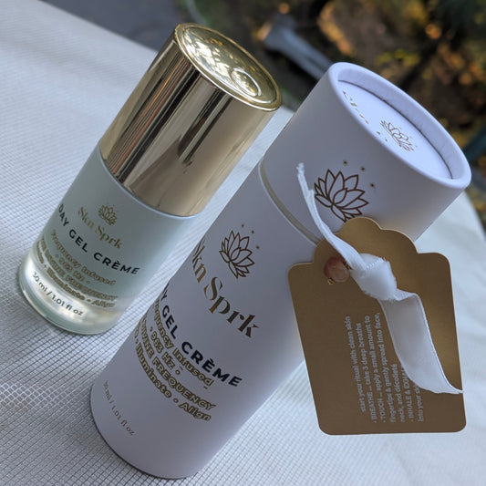 Day Gel Crème Frequency-attuned 963 Hz + Attuned Crystal * Awake-Illuminate-Align *