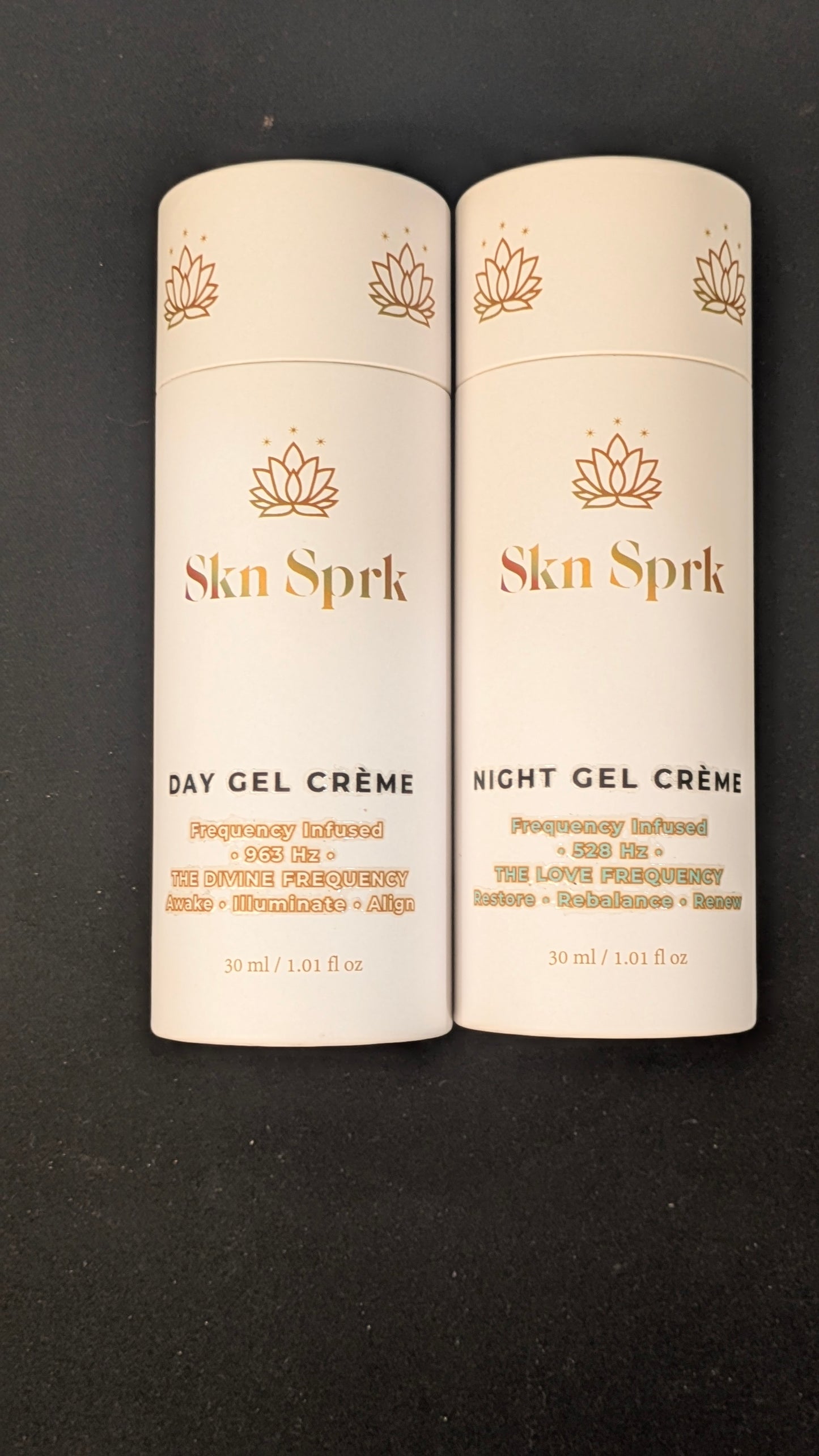 Day & Night Gel Crème Rituals+ Attuned Crystals: a 24h Cycle of Alignment * 963 Hz & 528 Hz *